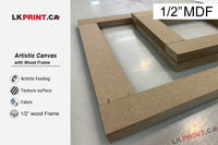 Artistic Canvas with Wood Frame