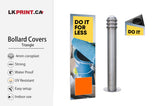 Printed Bollard cover 4mm coroplast