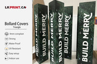 Printed Bollard cover 4mm coroplast