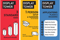 Display Tower - 4mm coroplast