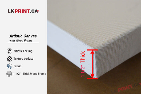 Artistic Canvas with Wood Frame 1-1/2“