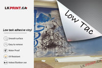 Low tack Adhesive vinyl